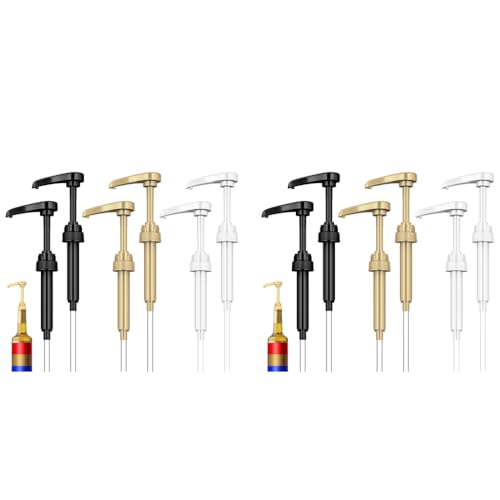 ZIBUYU® 12PCS Coffee Syrup Pump Replacement Dispenser for Creamer Milk Juice Bottle Soda Can Ketchup Half Gallon Universal Fit 25.4oz Syrup Bottles ZIBUYU® 12PCS Coffee Syrup Pump Replacement Dispenser for Creamer Milk Juice Bottle Soda Can Ketchup Half Gallon Universal Fit 25.4oz Syrup Bottles